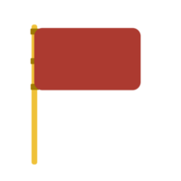 Goal red flag icon png