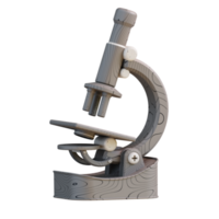 3d illustration of microscope png