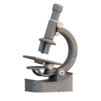 3d illustration de microscope png