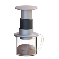 3d illustration aeropress png