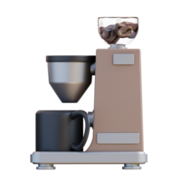 3d illustration coffee maker png