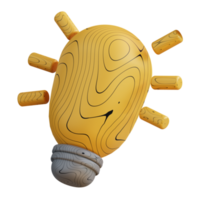 3d Illustration von ein Lampe png