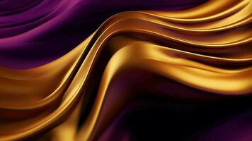 Speculative Foundation with Wave Shinning Gold and Purple Point Silk Surface. video