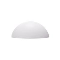 grijs kufi hoed 3d icoon Aan wit achtergrond. png