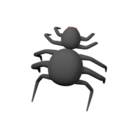 3D Render of Spider Element On White Background. png