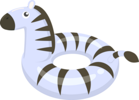 Zebra pool floats illustration png