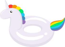 Unicorn pool floats illustration png