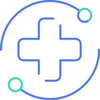 Healthtech line icon png