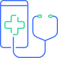 Customer health line icon png