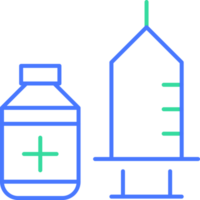 Symbol für die Impfstofflinie png