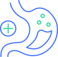 stomach line icon png