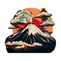 Berg Fuji . ai generiert png