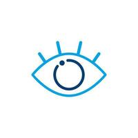 ojo icono logo vector diseño ilustración