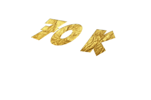 70 k  subscribers celebration greeting Number with golden paper design png