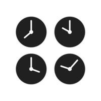 clock icon vector design illustration