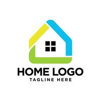 hogar logo vector diseño ilustración