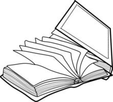 Stacks of books vector