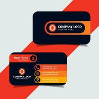 Modern and clean professional business card template vector