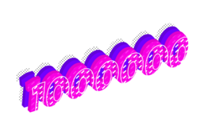 1000000 subscribers celebration greeting Number with multi layer design png
