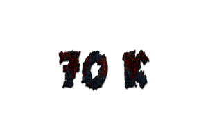 70 k  subscribers celebration greeting Number with burned wood design png