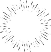 Circle sound wave. Circular music audio round. Radial graphic of voice. Abstract equalizer. Symbol of waveform burst rays png