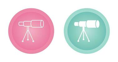 Telescope on Stand Vector Icon