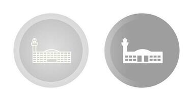 icono de vector de edificio de aeropuerto