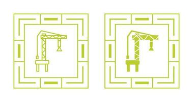 Harbor Crane Vector Icon