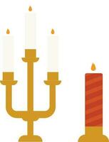 Candle Flat Icon vector