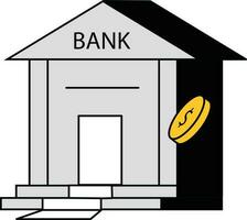 Bank Flat Illustration vector