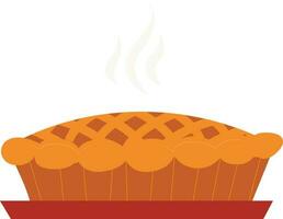 Apple Pie Flat Icon vector