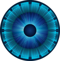 recorte de ojo de tecnología moderna png