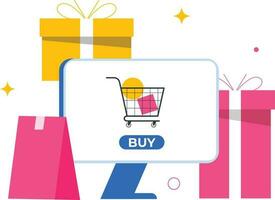 Shopping Cart Illustration vector