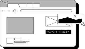 UI Web Design Illustration vector