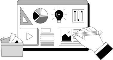 UI Design Elements Illustration vector