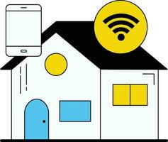 Smart home Flat Illustration vector