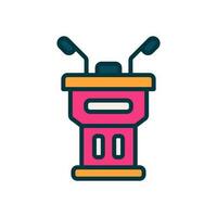 podium icon for your website, mobile, presentation, and logo design. vector