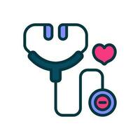 stethoscope icon for your website, mobile, presentation, and logo design. vector