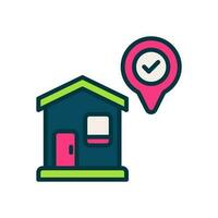 location icon for your website, mobile, presentation, and logo design. vector