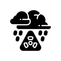 ácido lluvia icono para tu sitio web, móvil, presentación, y logo diseño. vector