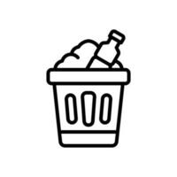 basura icono para tu sitio web, móvil, presentación, y logo diseño. vector