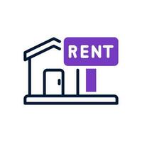 rent icon for your website, mobile, presentation, and logo design. vector