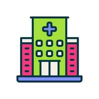 hospital icon for your website, mobile, presentation, and logo design. vector
