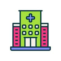 hospital icon for your website, mobile, presentation, and logo design. vector