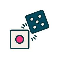 dices icon for your website, mobile, presentation, and logo design. vector