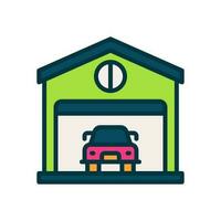 garage icon for your website, mobile, presentation, and logo design. vector
