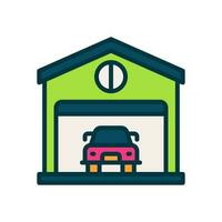 garage icon for your website, mobile, presentation, and logo design. vector