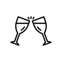 cheers icon for your website, mobile, presentation, and logo design. vector