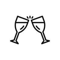 cheers icon for your website, mobile, presentation, and logo design. vector