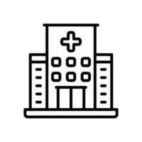 hospital icon for your website, mobile, presentation, and logo design. vector